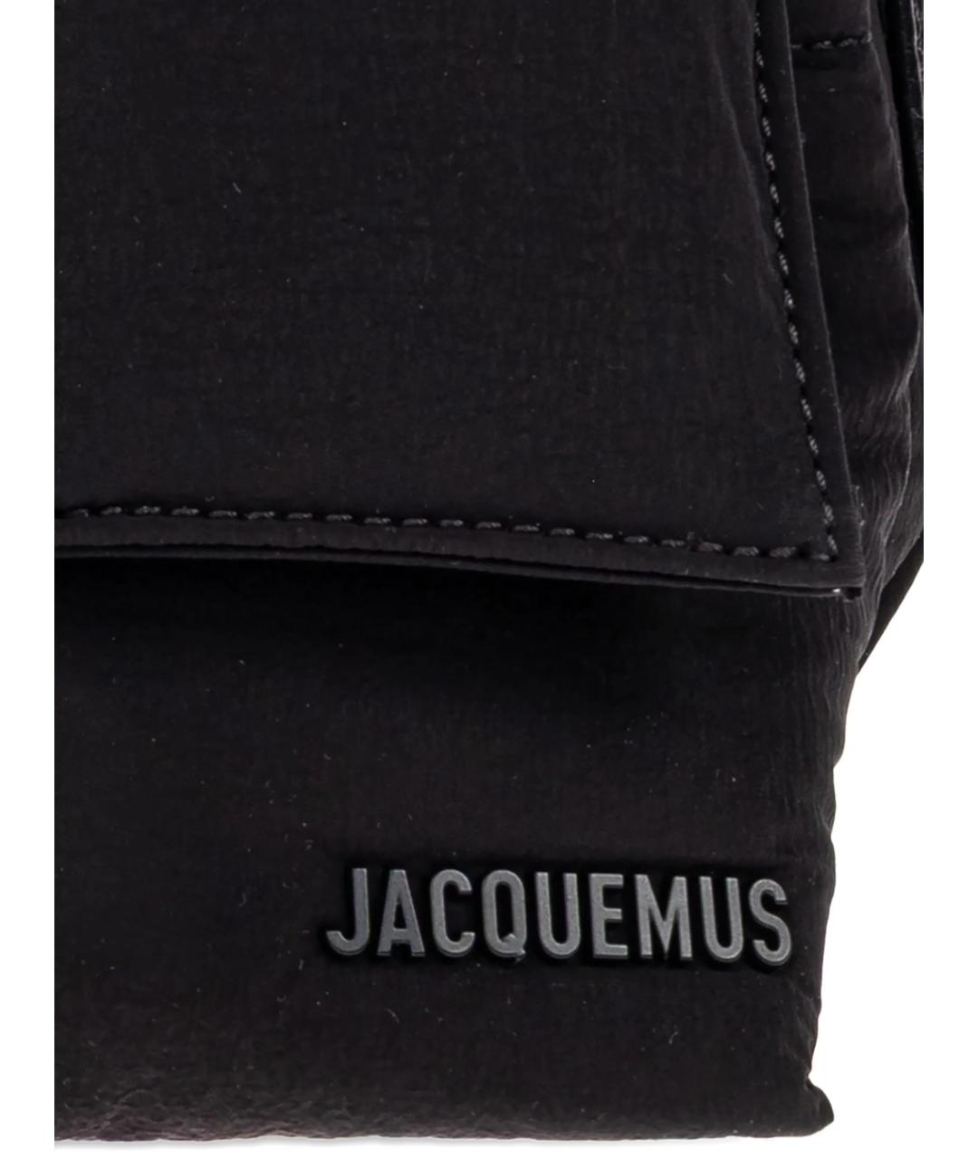 JACQUEMUS Черная поясная сумка, фото 5