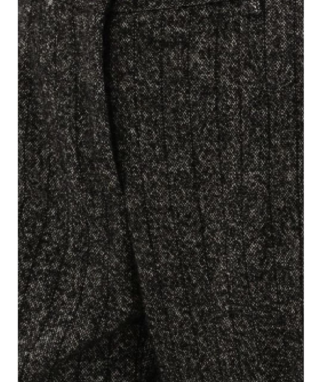 DOLCE&GABBANA Антрацитовые прямые брюки, фото 2