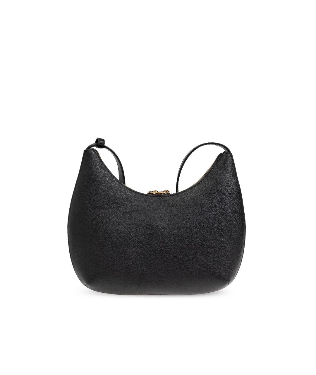 FURLA Черная кожаная сумка через плечо, фото 3