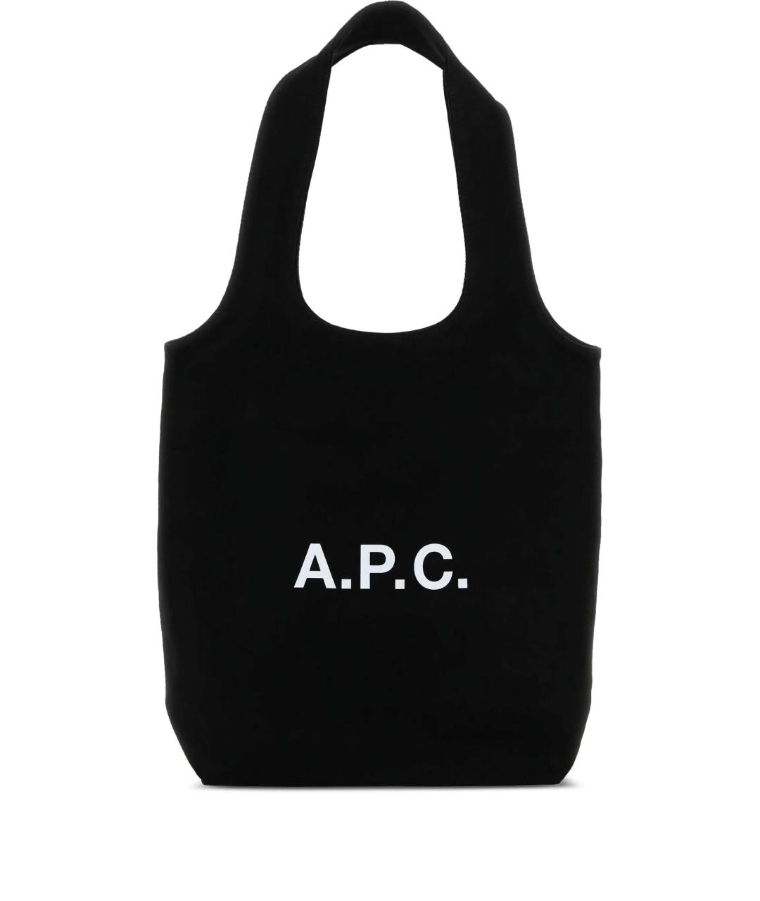 A.P.C. Черная сумка тоут, фото 1
