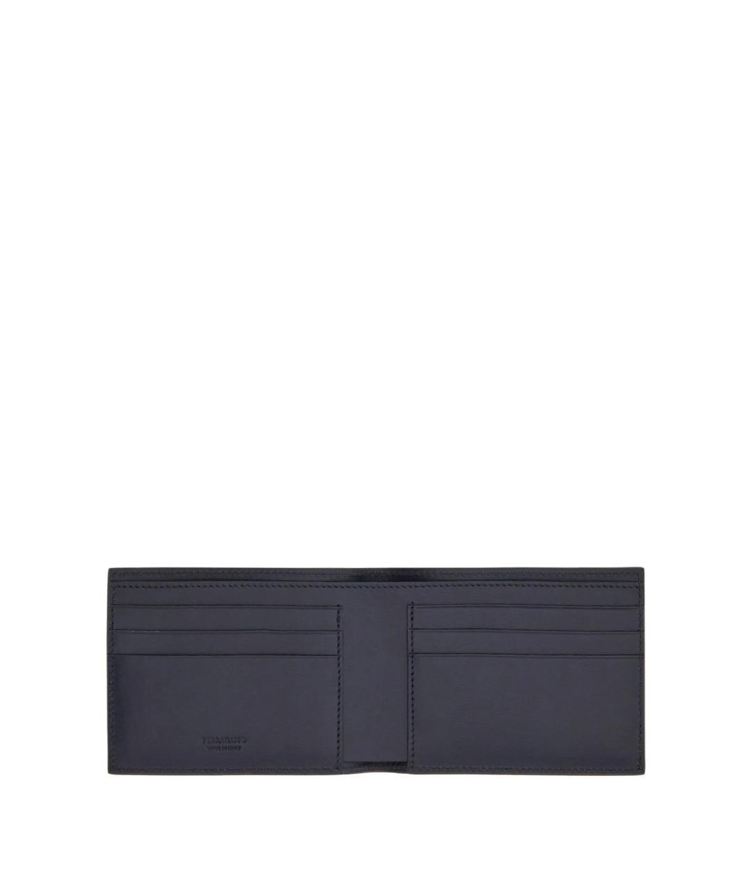 FERRAGAMO Коричневый кожаный кошелек, фото 4