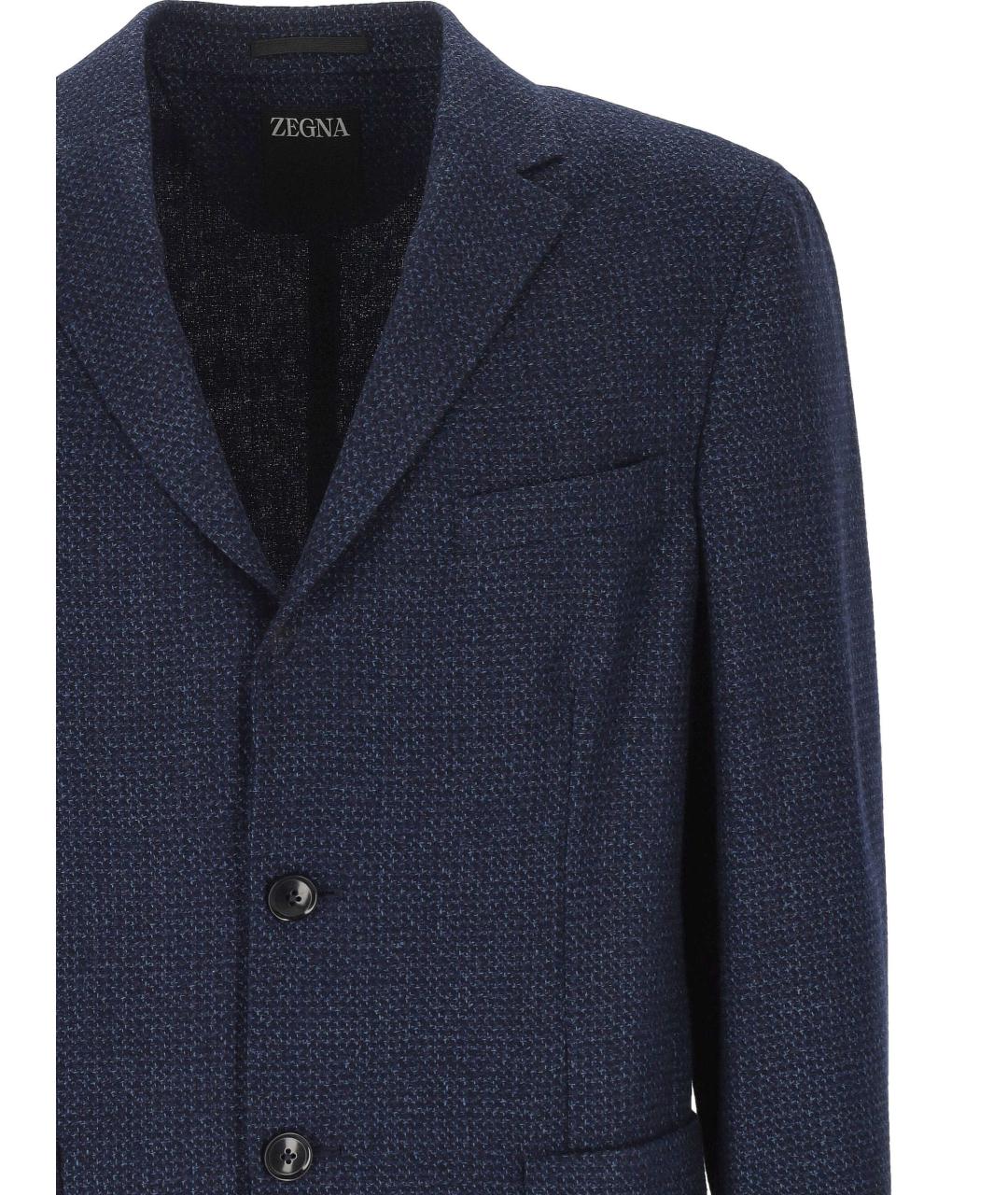 ZEGNA Темно-синий пиджак, фото 2