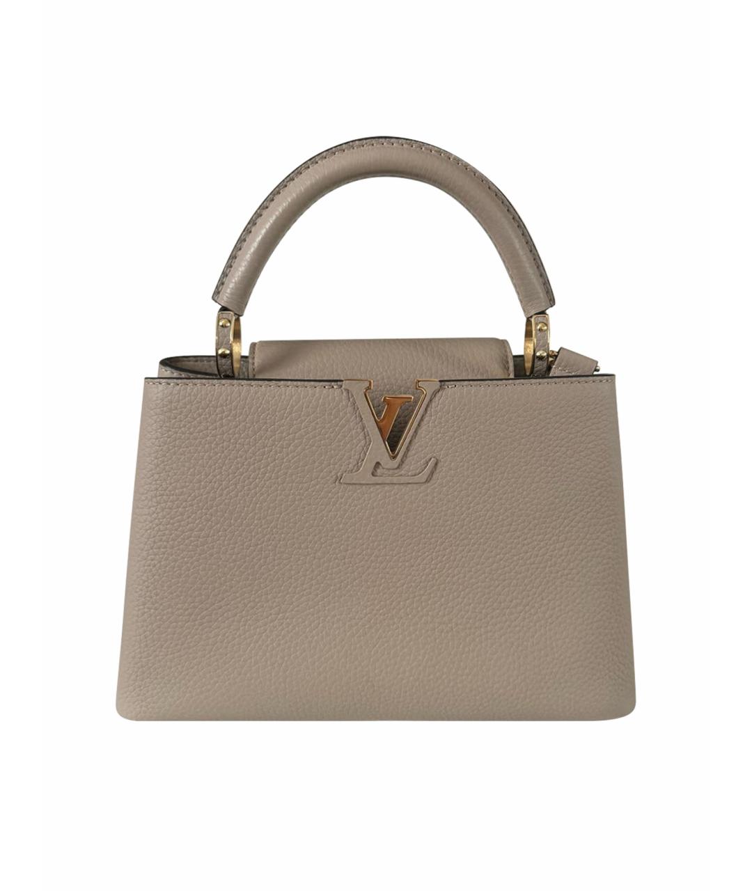 LOUIS VUITTON Кожаная сумка с короткими ручками, фото 1