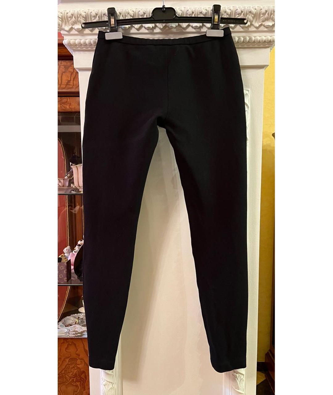 EMILIO PUCCI Черные хлопко-эластановые брюки узкие, фото 2