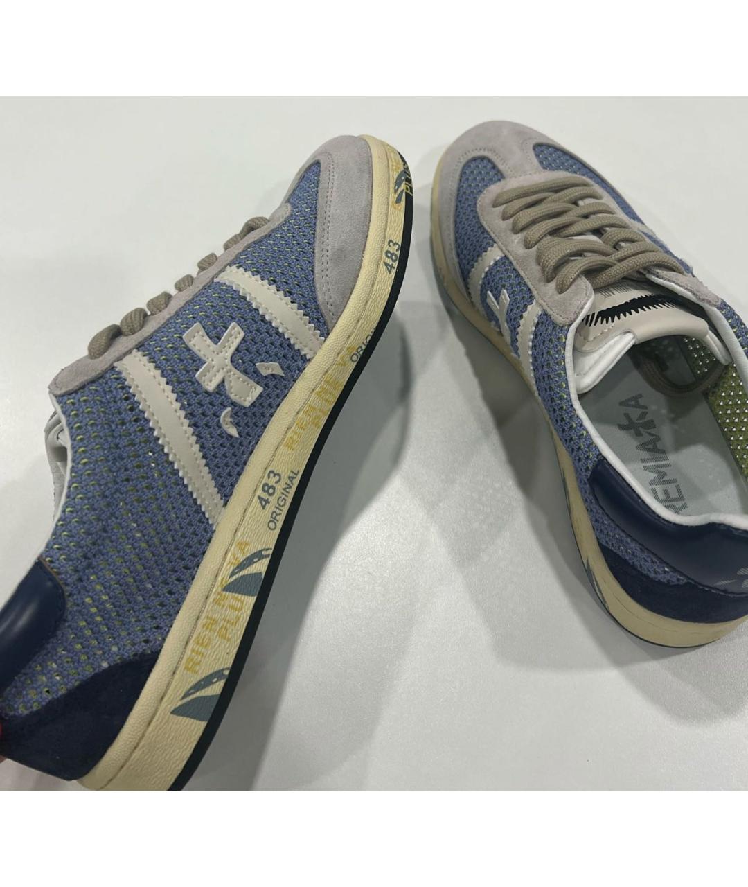 PREMIATA Синие кеды, фото 3