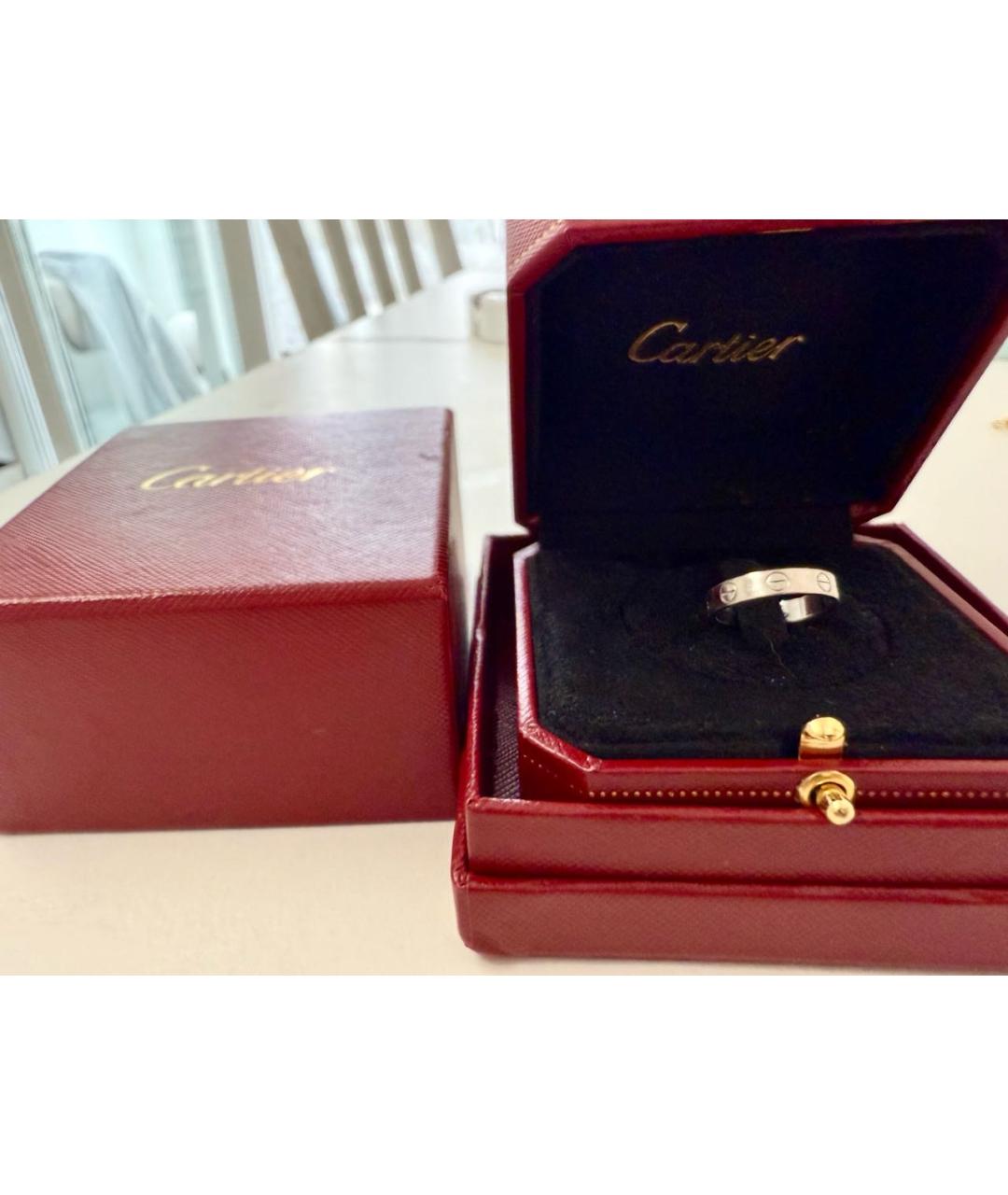CARTIER Белое кольцо из белого золота, фото 4