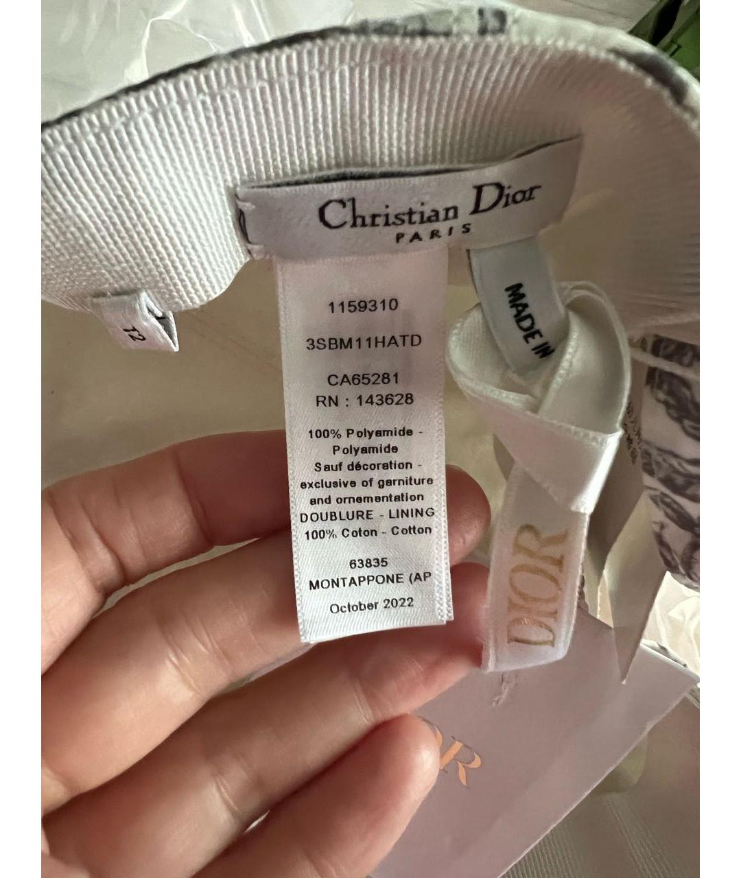 CHRISTIAN DIOR Серая кепка, фото 6