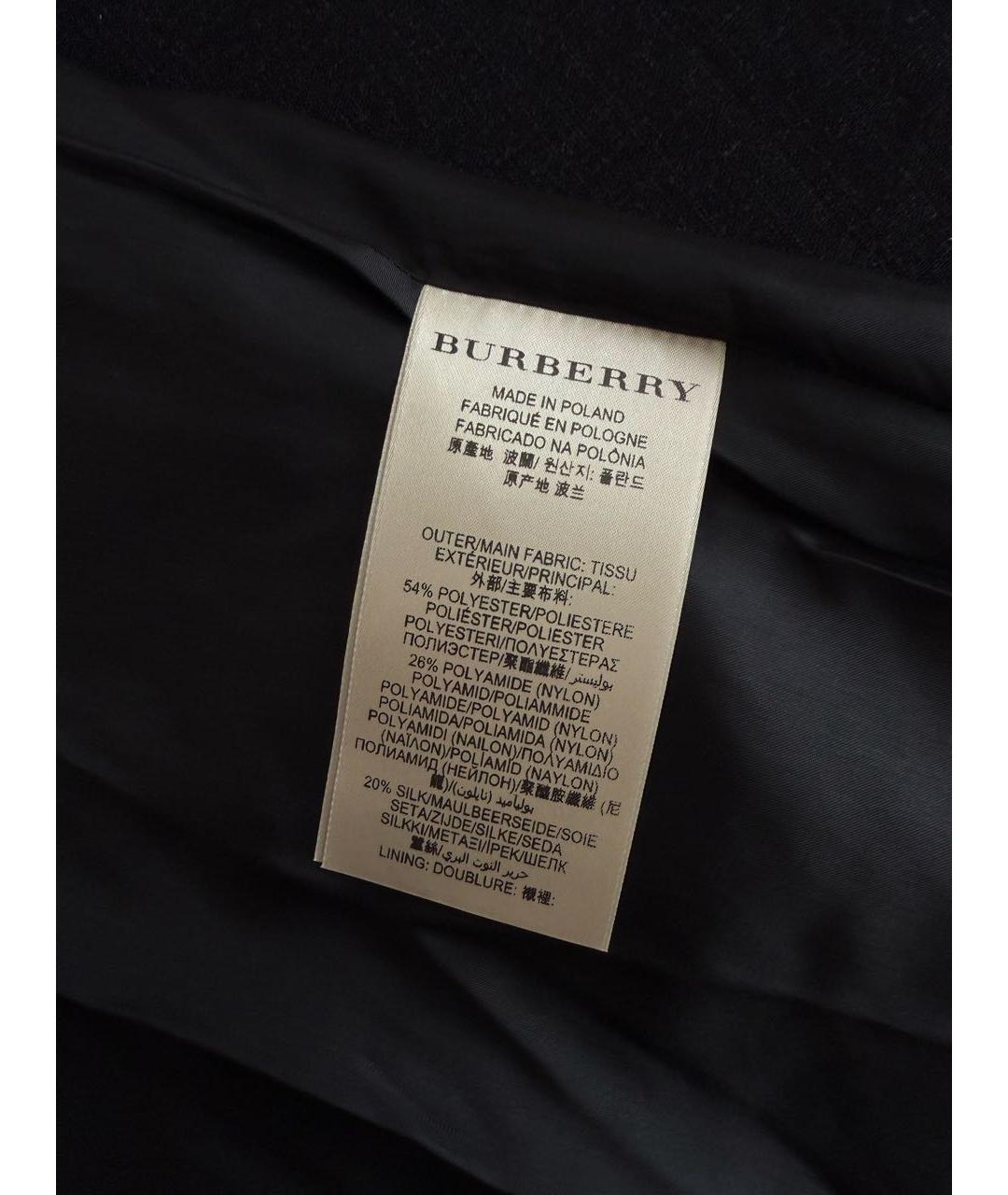 BURBERRY Фиолетовая юбка миди, фото 6