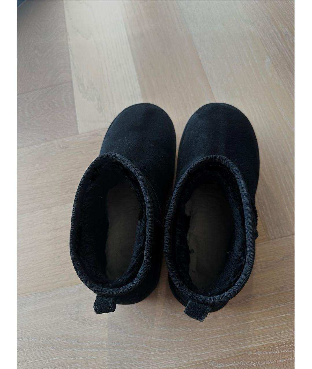 UGG AUSTRALIA Черные замшевые ботинки, фото 3