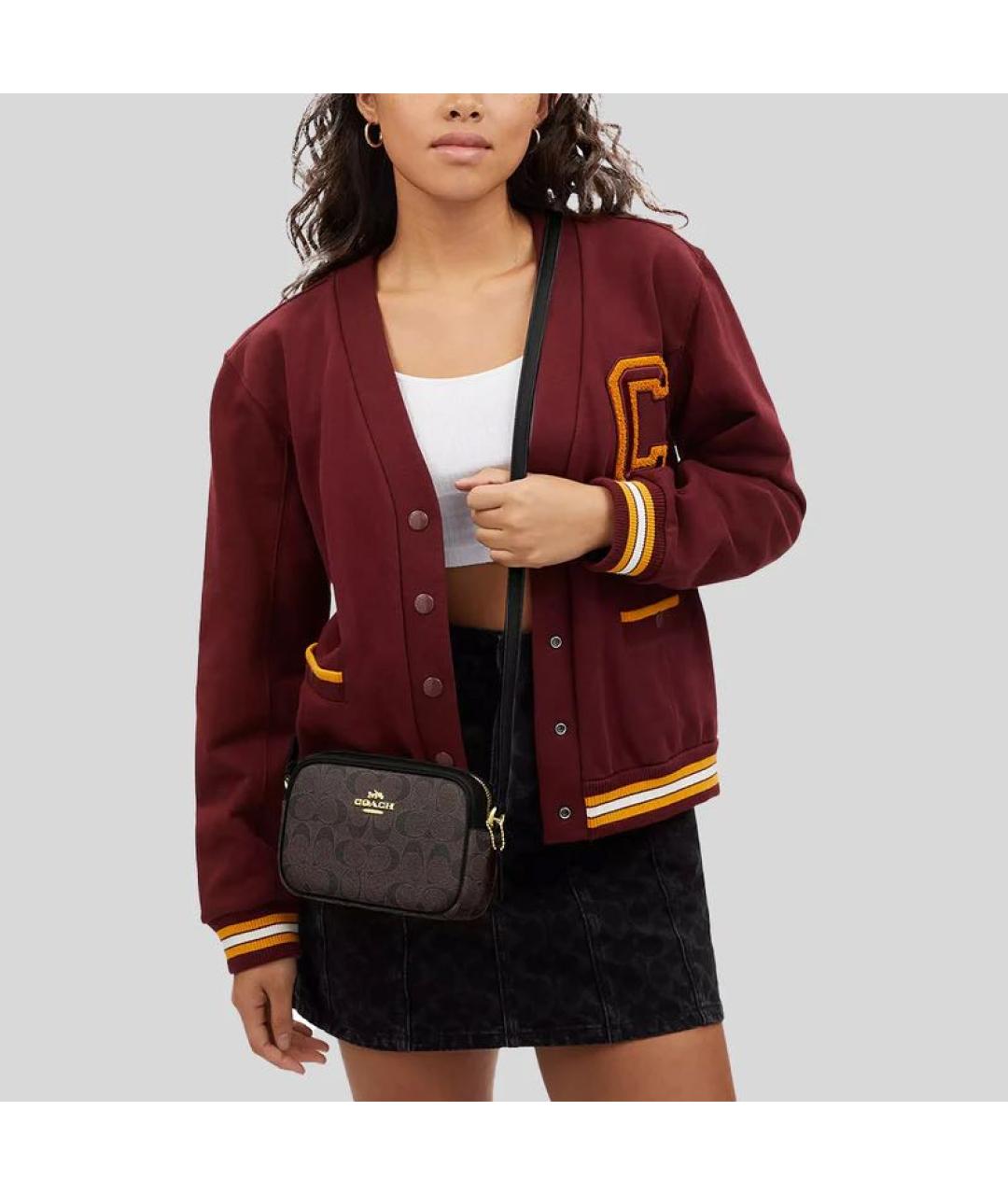 COACH Коричневая сумка через плечо, фото 2