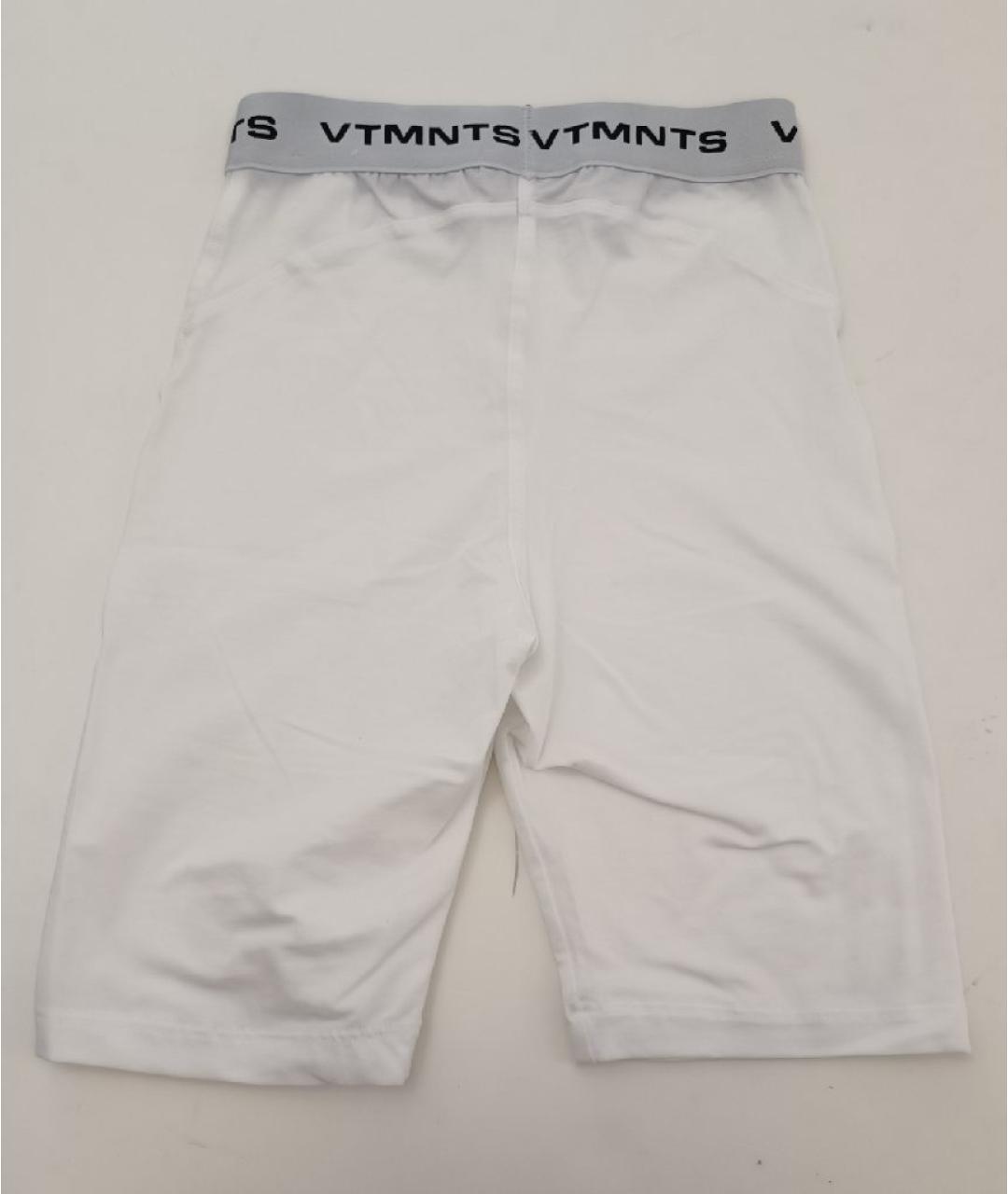 VETEMENTS Белые хлопковые шорты, фото 2