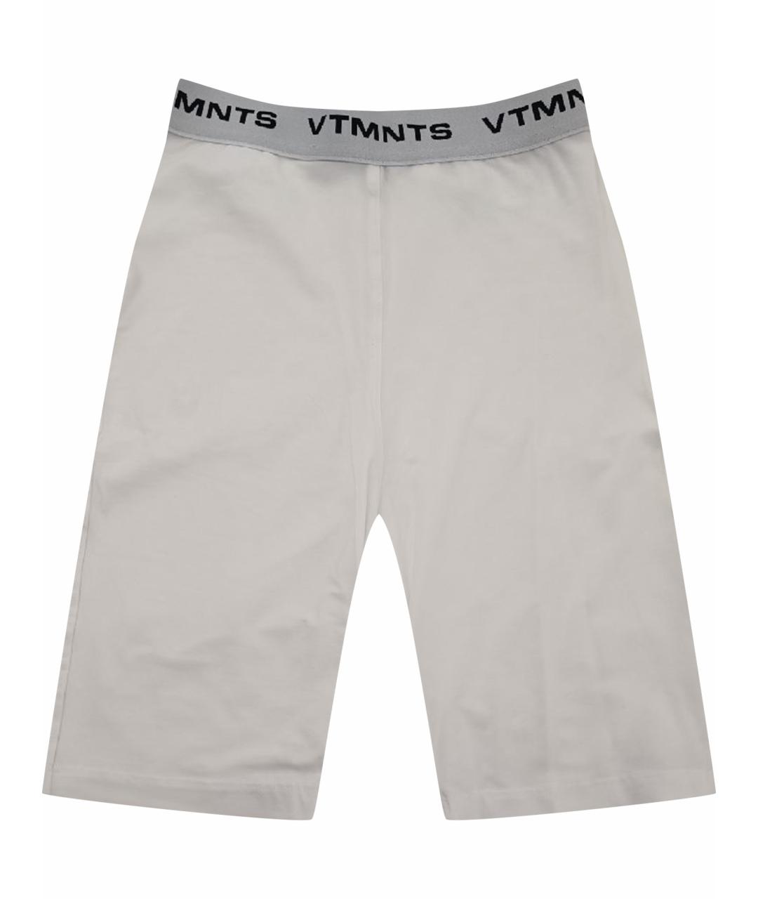 VETEMENTS Белые хлопковые шорты, фото 1