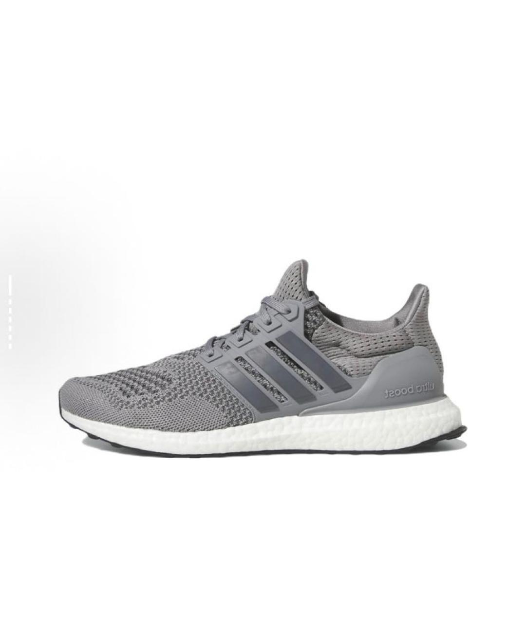 ADIDAS Серые текстильные кроссовки, фото 3