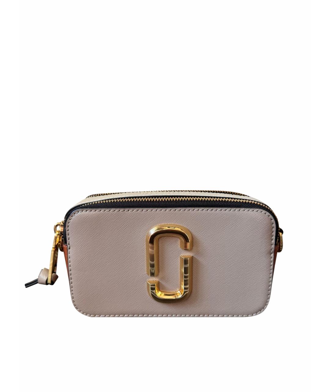 MARC JACOBS Бежевая кожаная сумка через плечо, фото 1
