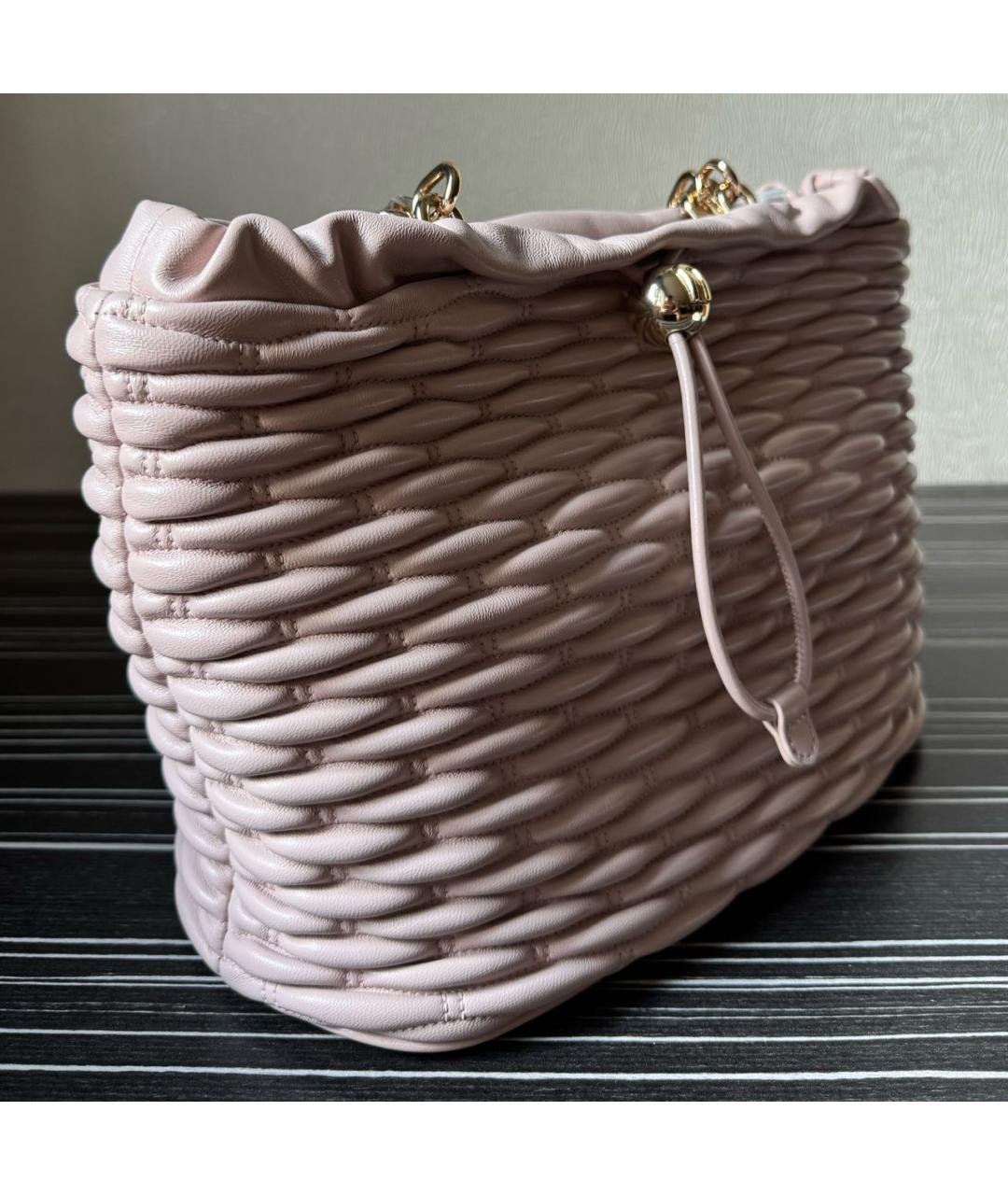 FURLA Розовая кожаная сумка тоут, фото 2
