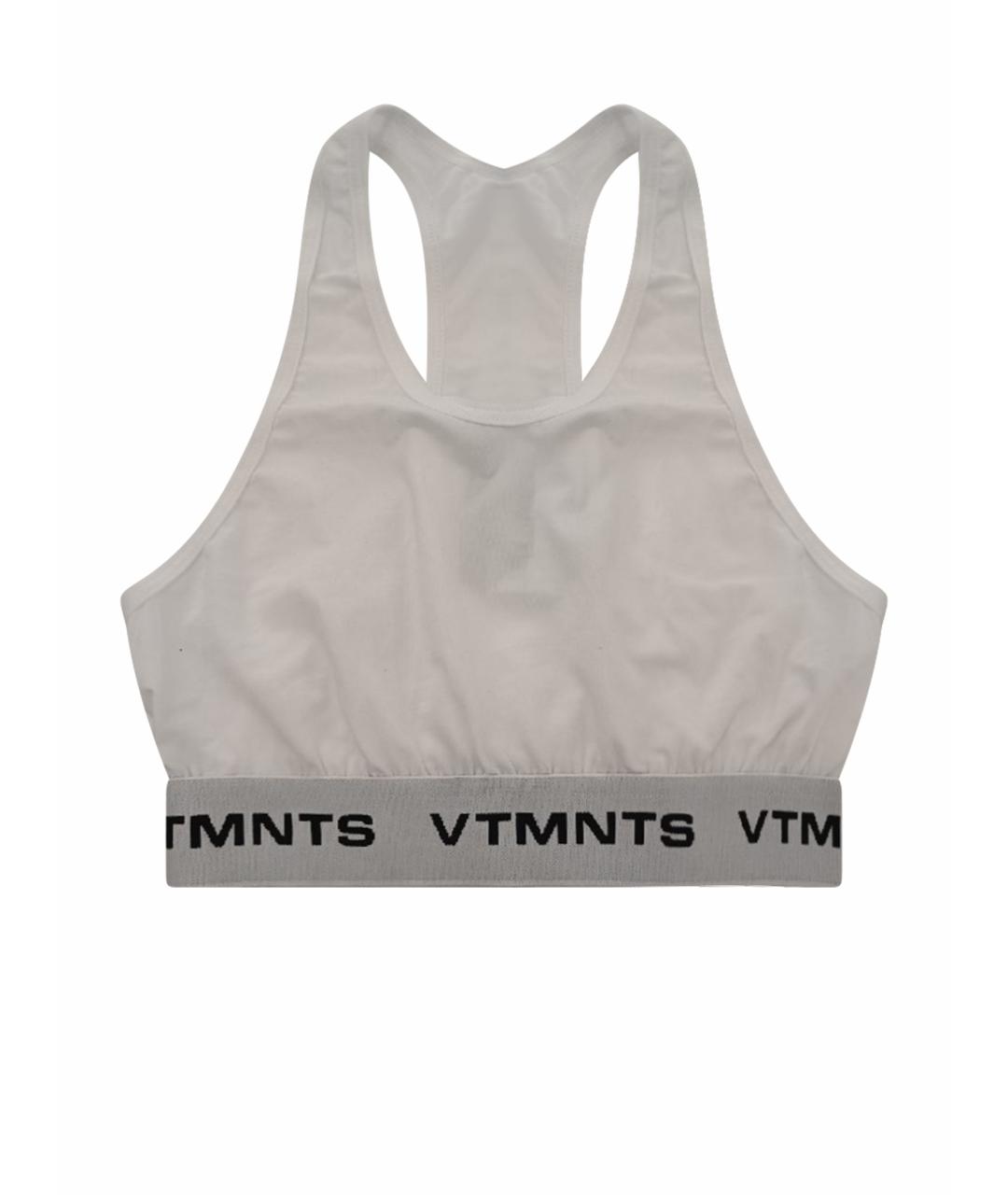 VETEMENTS Белая хлопковая майка, фото 1