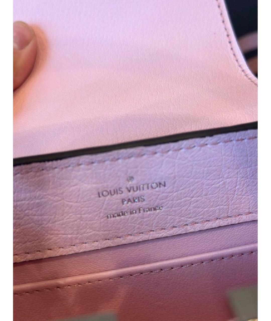 LOUIS VUITTON Розовая сумка через плечо из экзотической кожи, фото 5