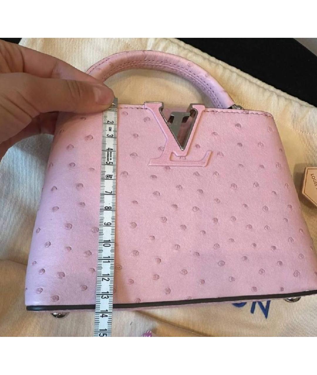 LOUIS VUITTON Розовая сумка через плечо из экзотической кожи, фото 6