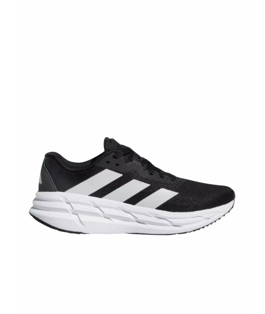 ADIDAS Черные текстильные кроссовки, фото 1