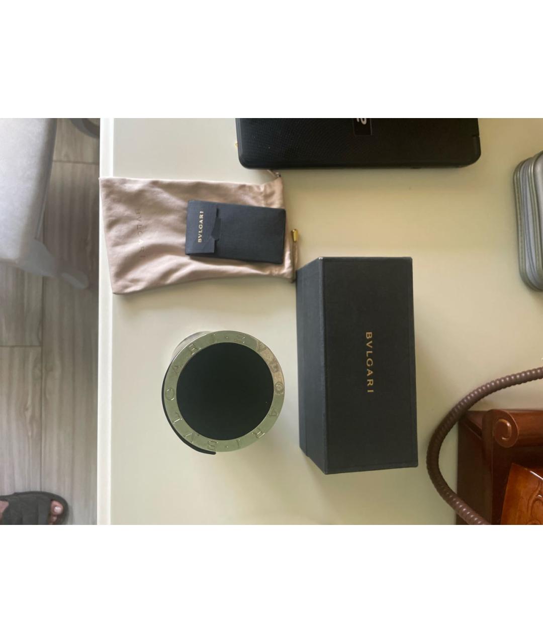 BVLGARI Коричневые металлические солнцезащитные очки, фото 4