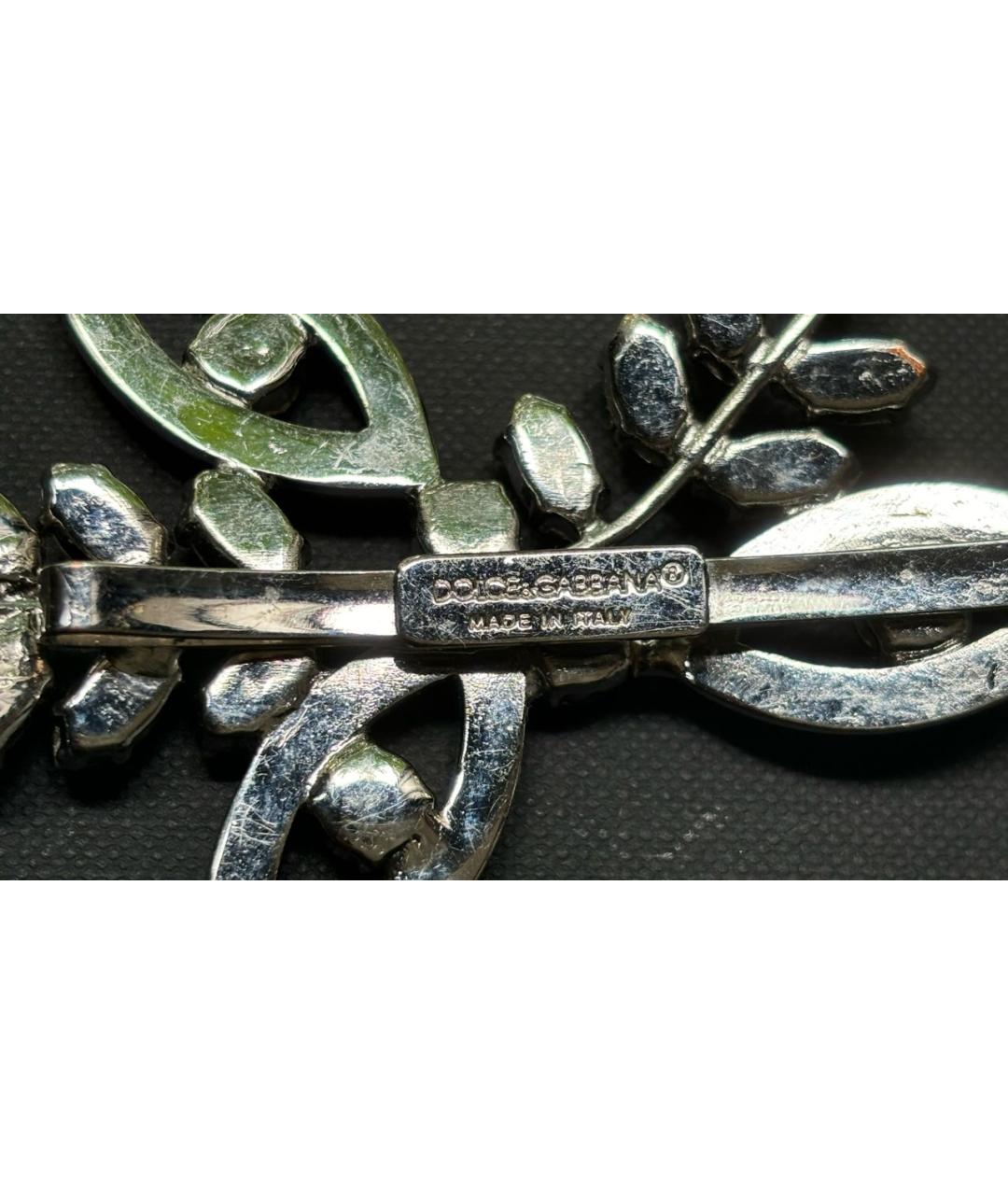 DOLCE&GABBANA Серебряная заколка, фото 8