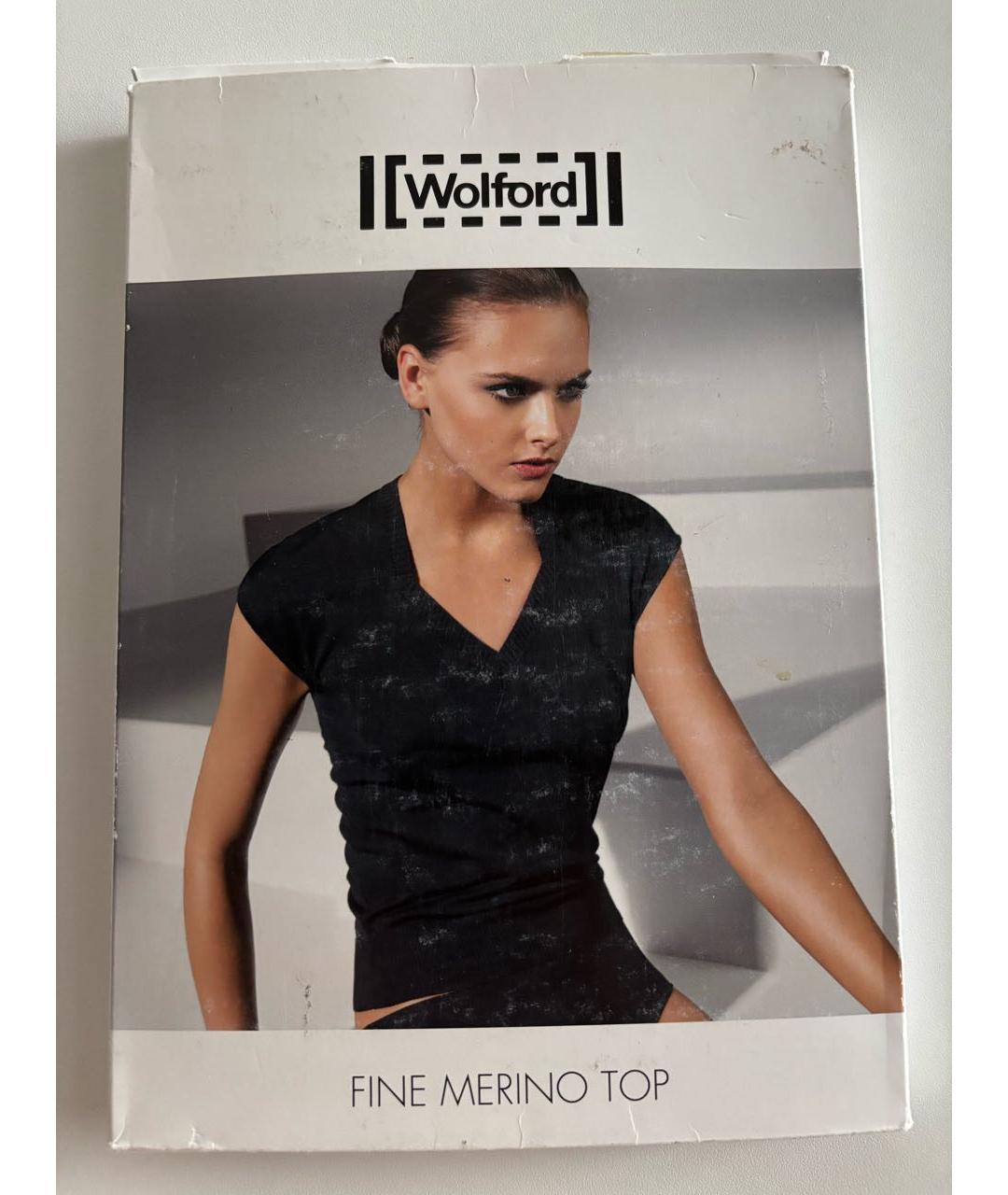 WOLFORD Серая шерстяная жилетка, фото 5