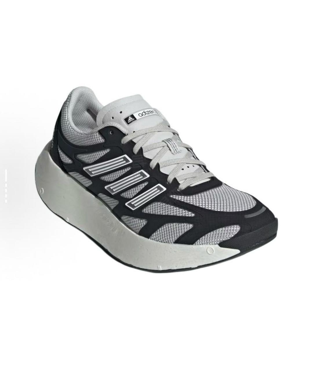 ADIDAS Серые текстильные кроссовки, фото 3