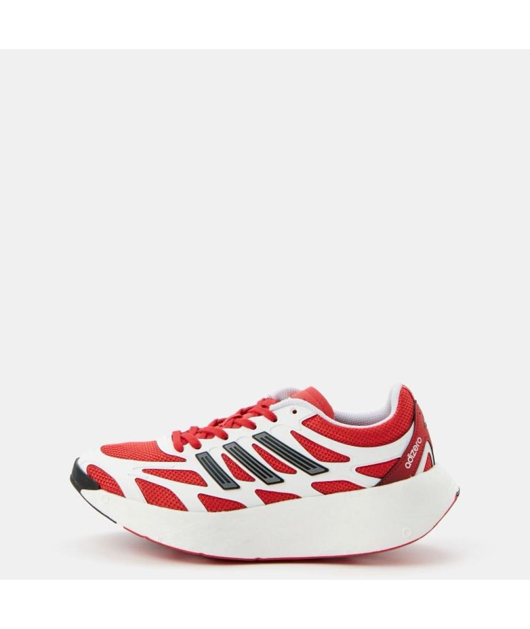 ADIDAS Красные текстильные кроссовки, фото 2