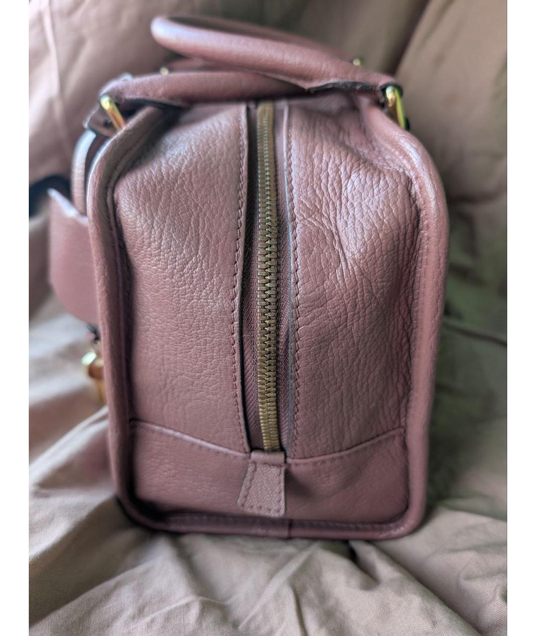 LOEWE Коричневая кожаная сумка тоут, фото 8