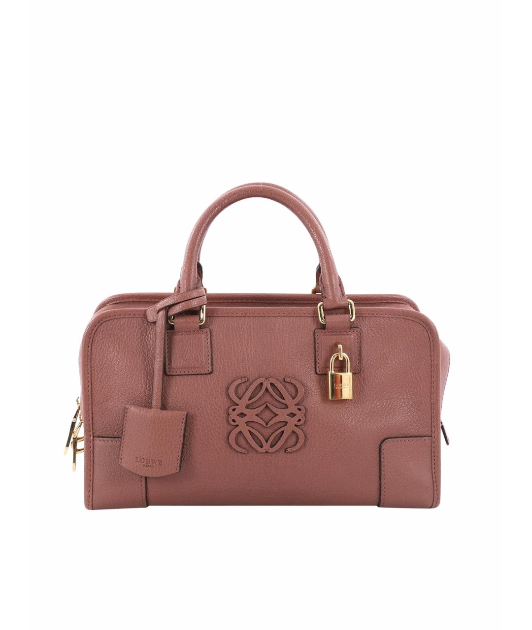 LOEWE Коричневая кожаная сумка тоут, фото 1
