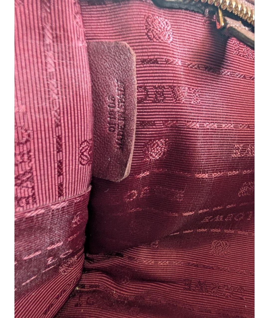 LOEWE Коричневая кожаная сумка тоут, фото 5