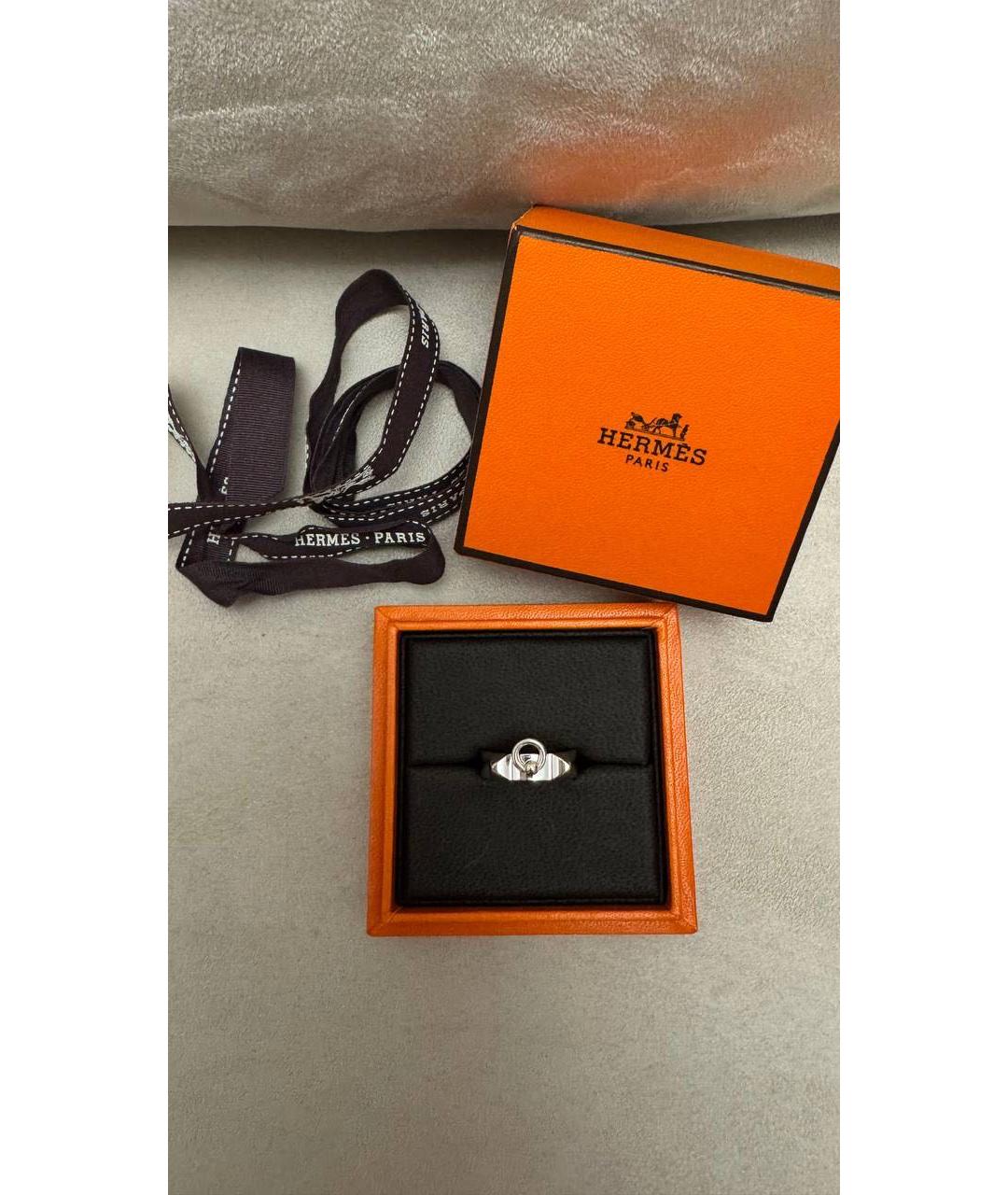 HERMES Серебряное серебряное кольцо, фото 2
