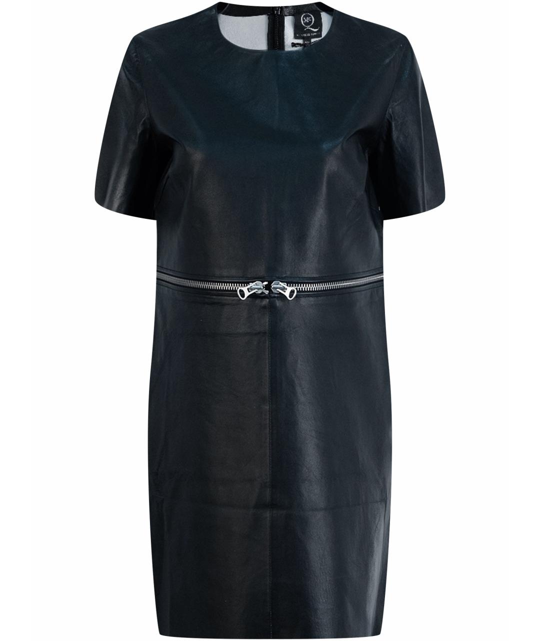 MCQ ALEXANDER MCQUEEN Черное кожаное повседневное платье, фото 1