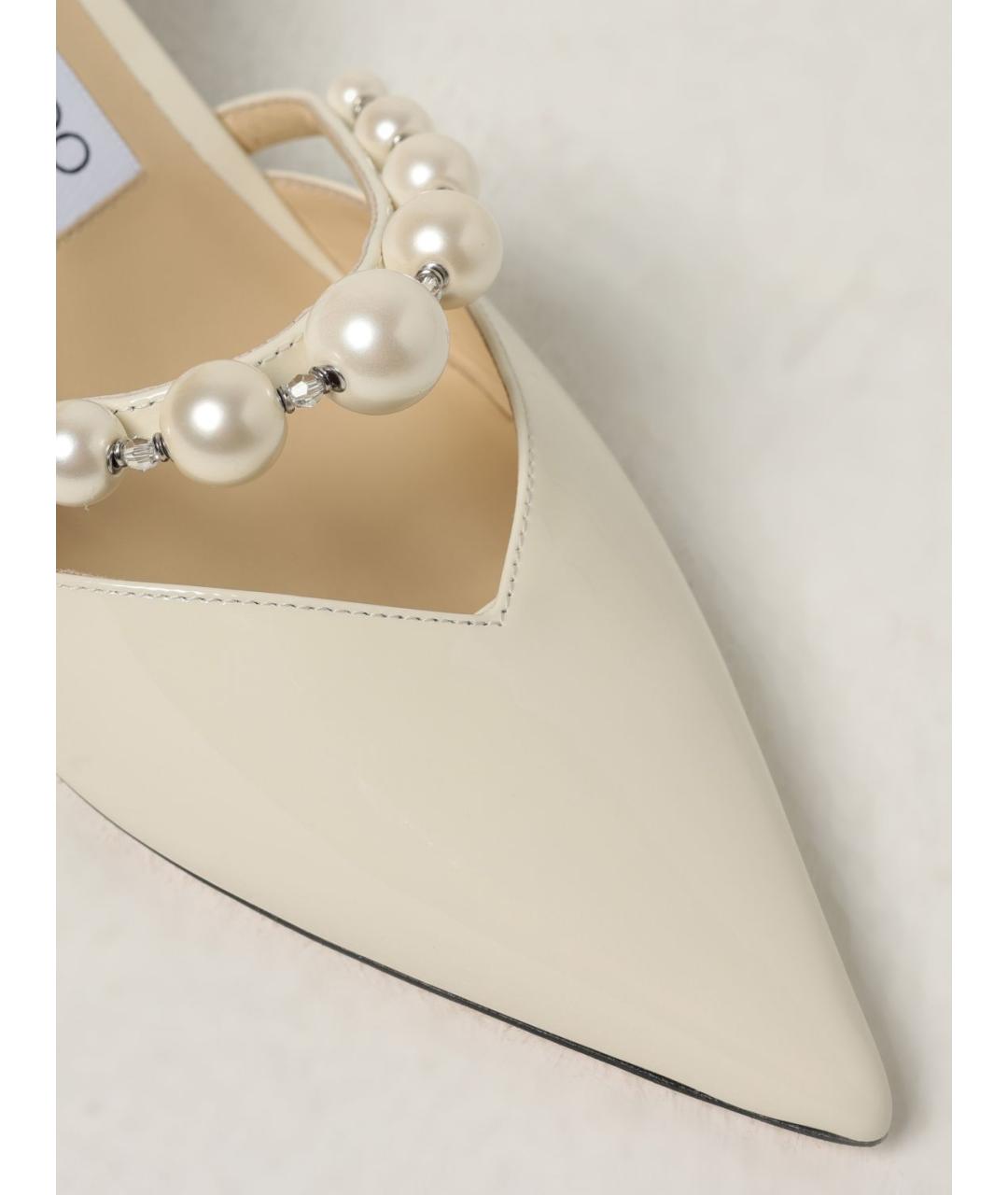 JIMMY CHOO Белые туфли, фото 4