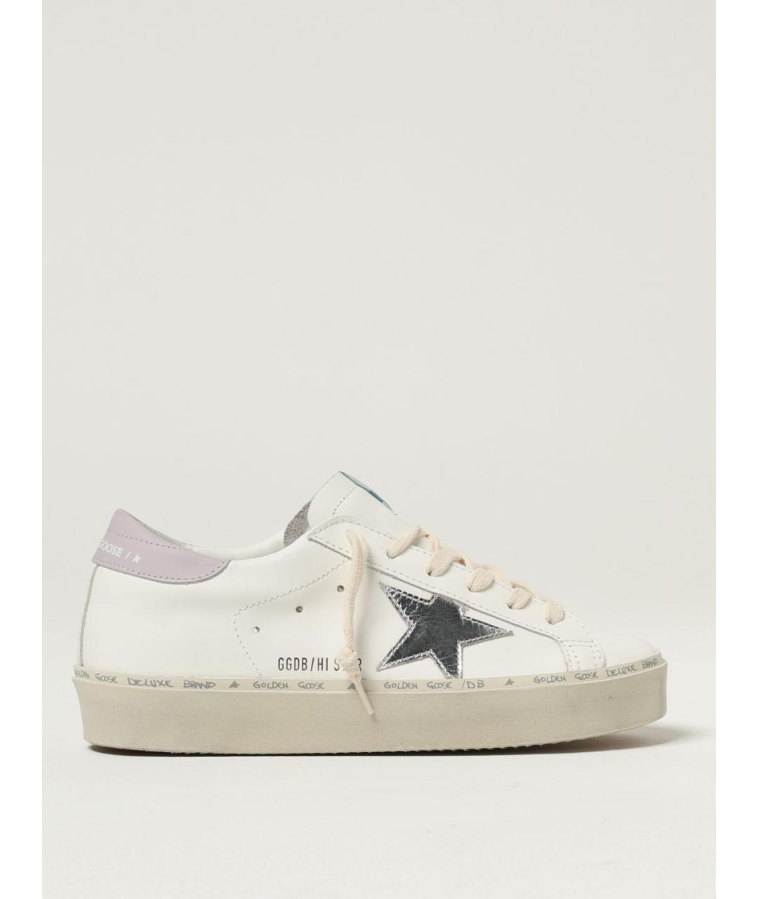 GOLDEN GOOSE DELUXE BRAND Белые кожаные кеды, фото 5