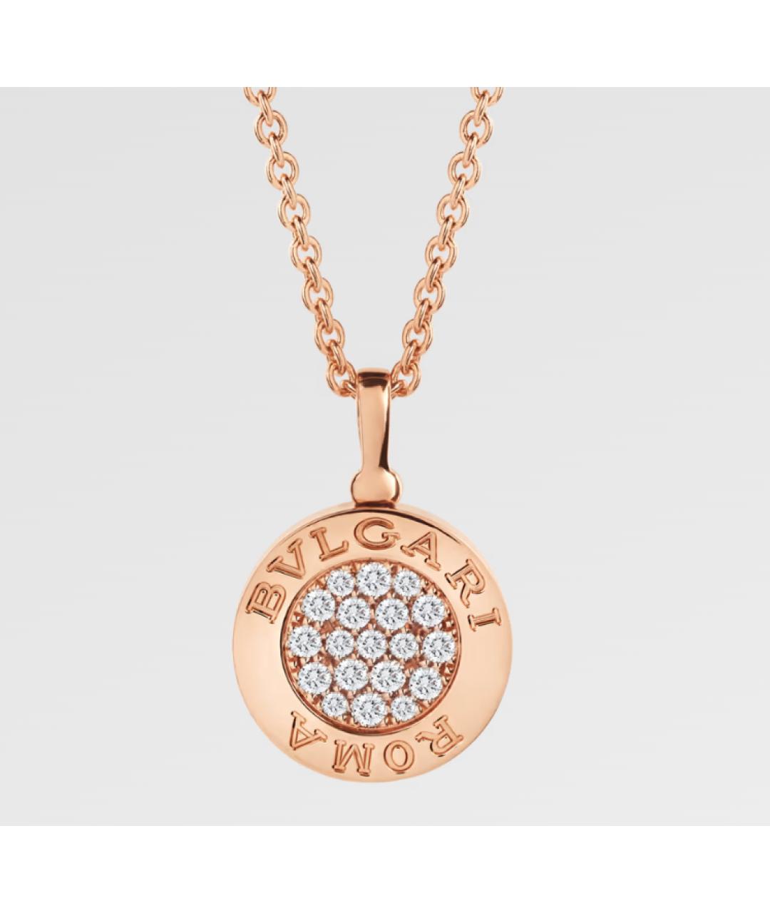 BVLGARI Золотое колье из розового золота, фото 6