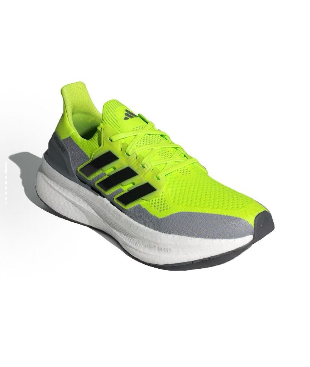 ADIDAS Салатовые текстильные кроссовки, фото 4