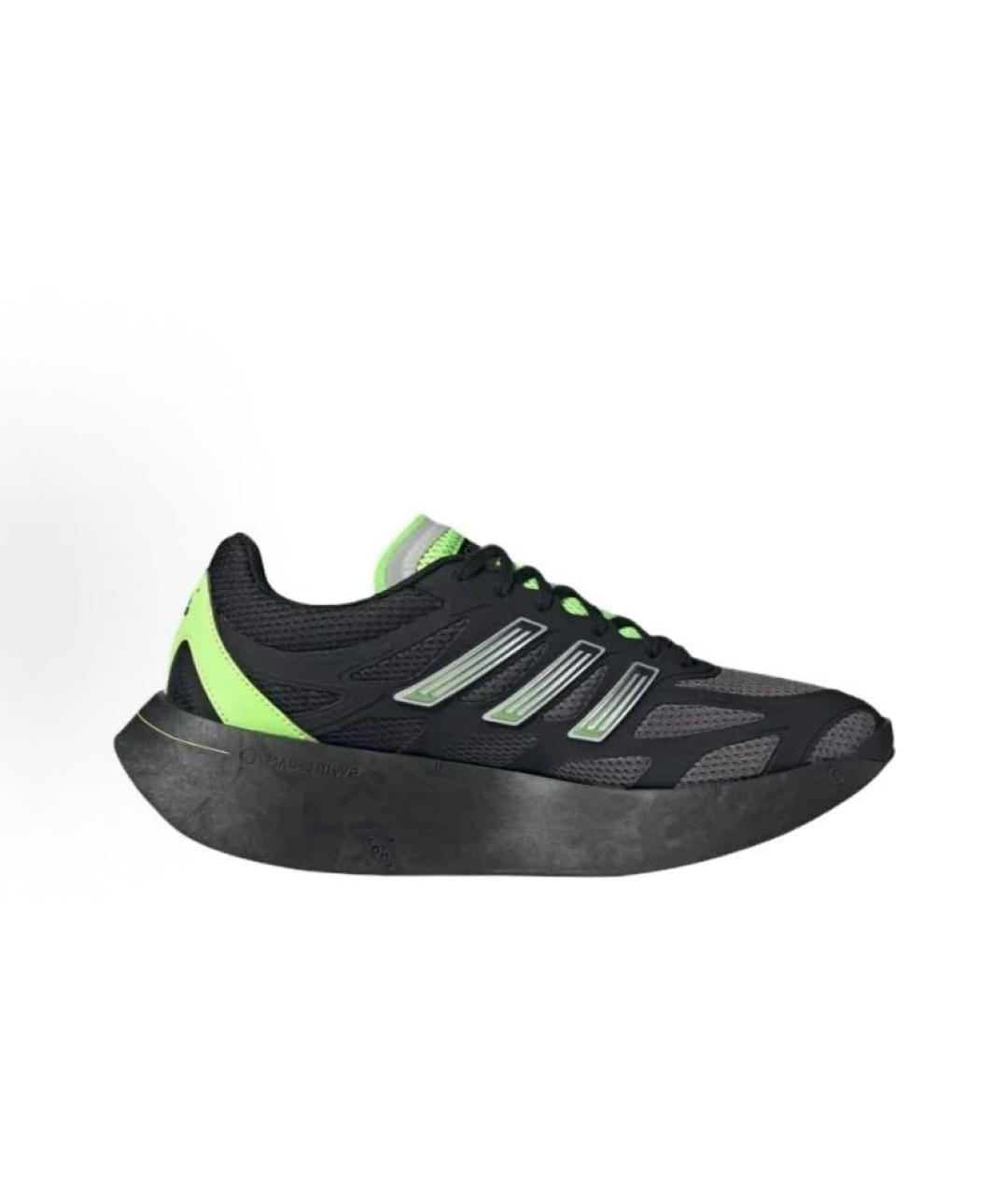 ADIDAS Черные текстильные кроссовки, фото 6