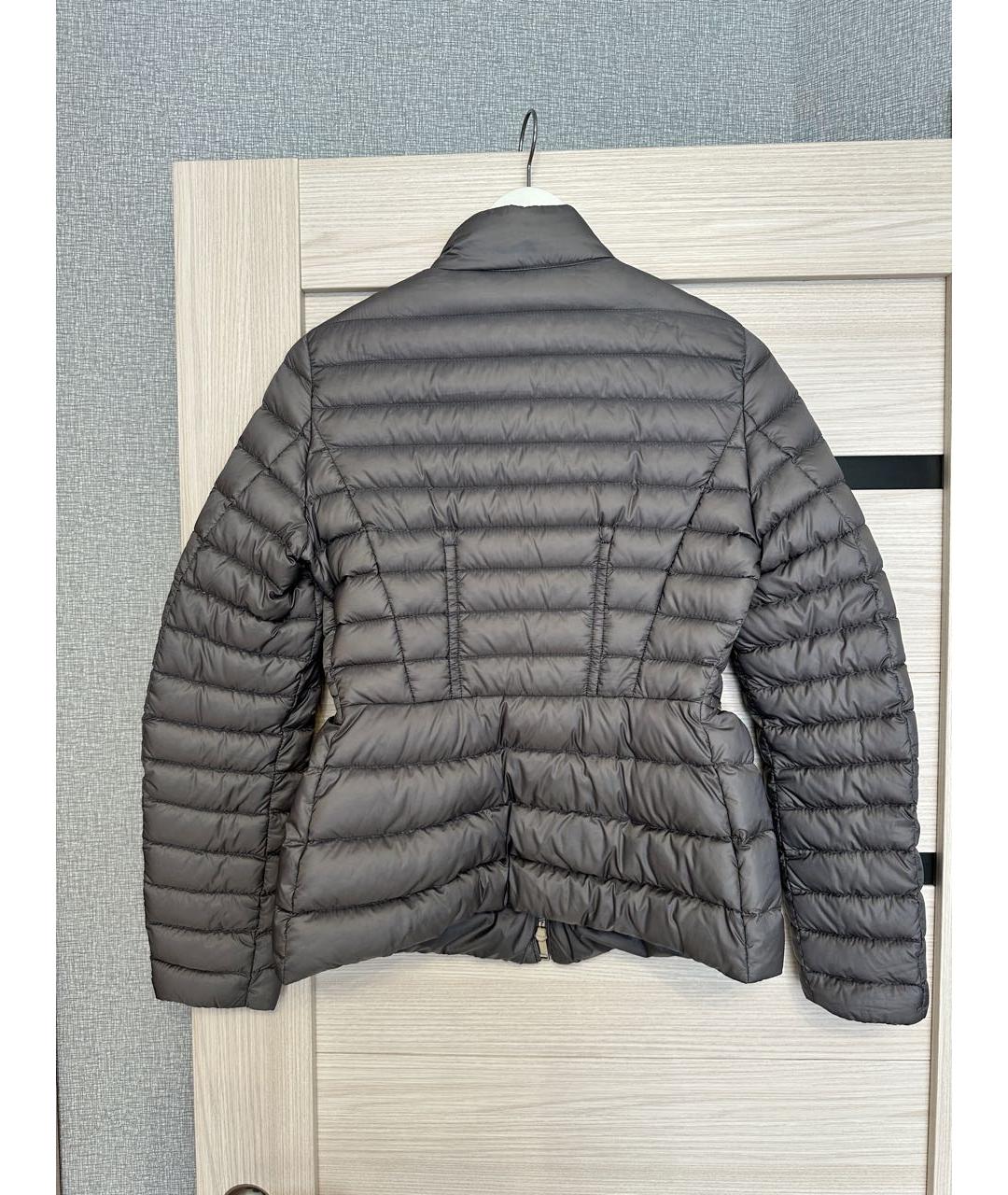 MONCLER Серая полиамидовая куртка, фото 2
