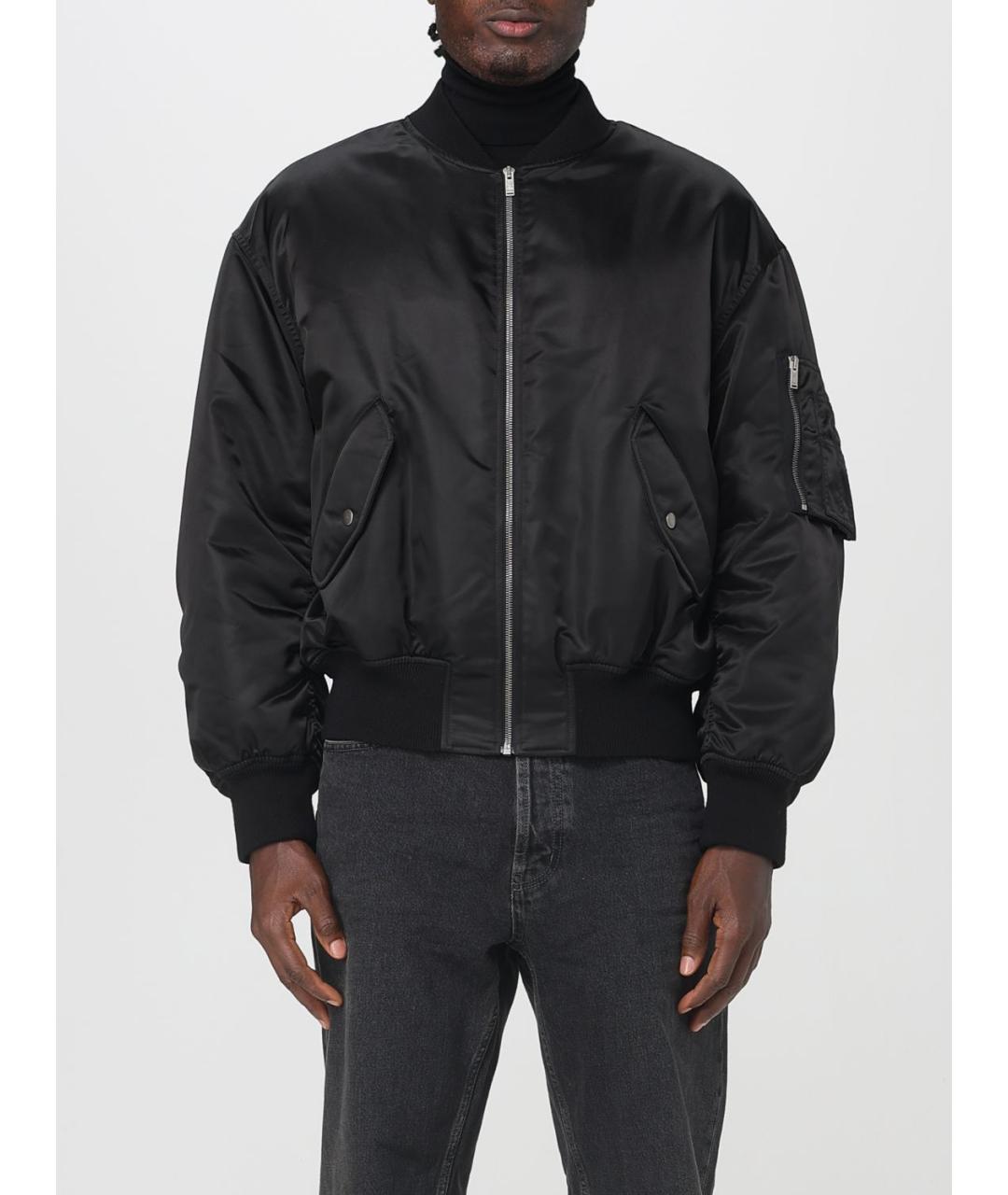 SAINT LAURENT Черная куртка, фото 2