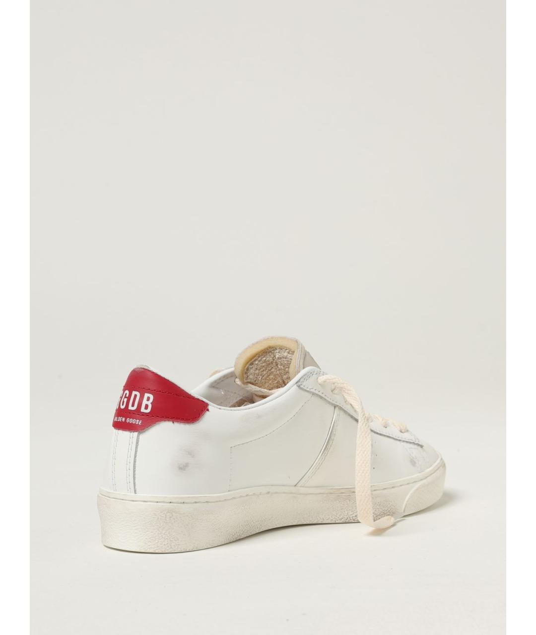 GOLDEN GOOSE DELUXE BRAND Белые кожаные кеды, фото 3