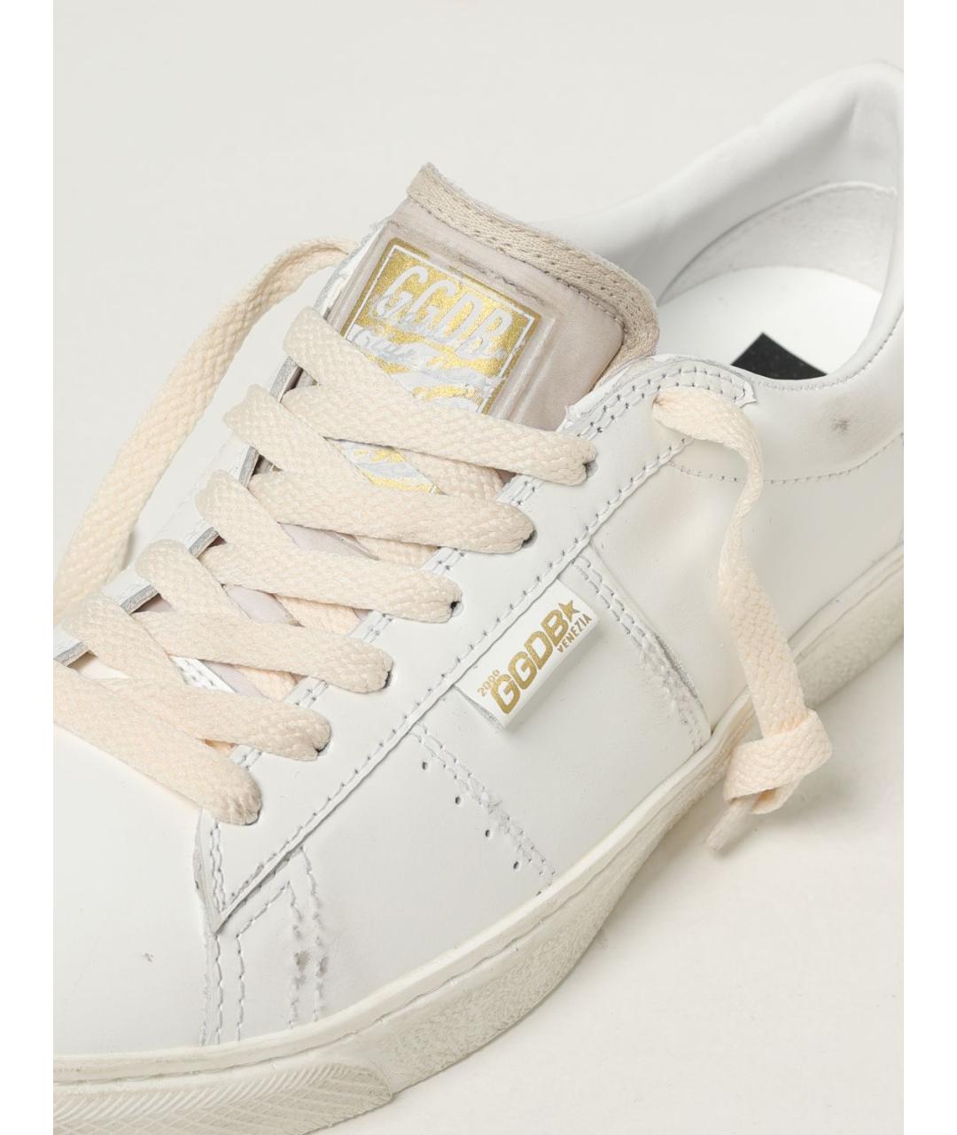 GOLDEN GOOSE DELUXE BRAND Белые кожаные кеды, фото 4