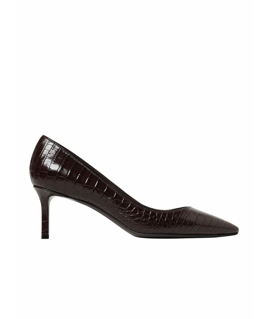 JIMMY CHOO Коричневые кожаные туфли, фото 1