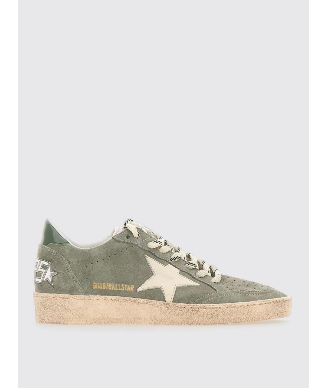 GOLDEN GOOSE DELUXE BRAND Зеленые замшевые кеды, фото 5