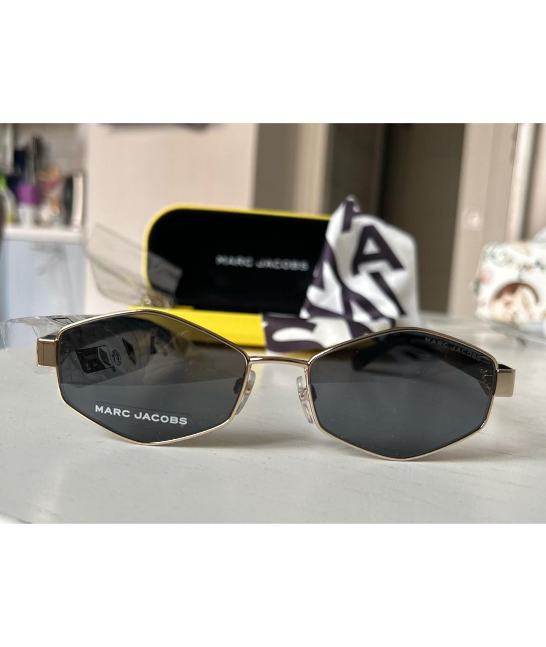 MARC JACOBS Черные металлические солнцезащитные очки, фото 6