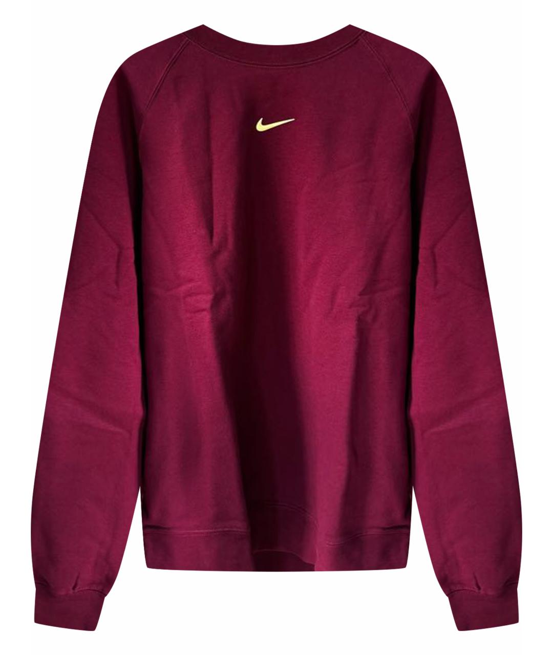 NIKE Бордовый хлопковый джемпер / свитер, фото 1