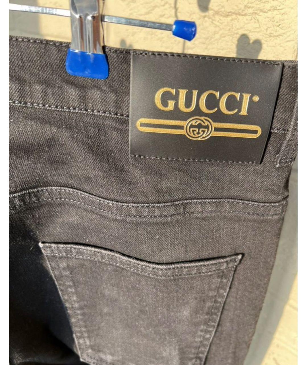 GUCCI Коричневые джинсы, фото 5