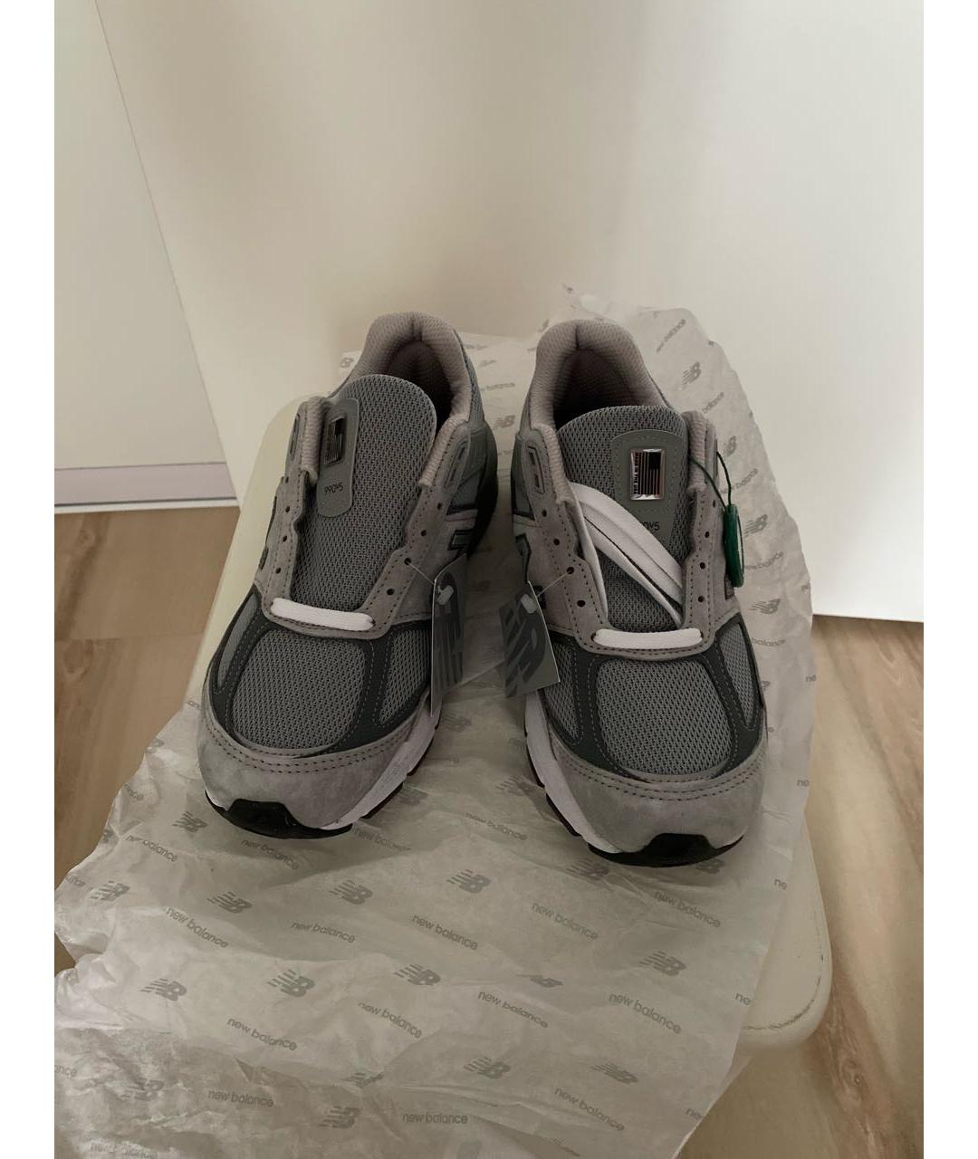 NEW BALANCE Серые замшевые кроссовки, фото 2