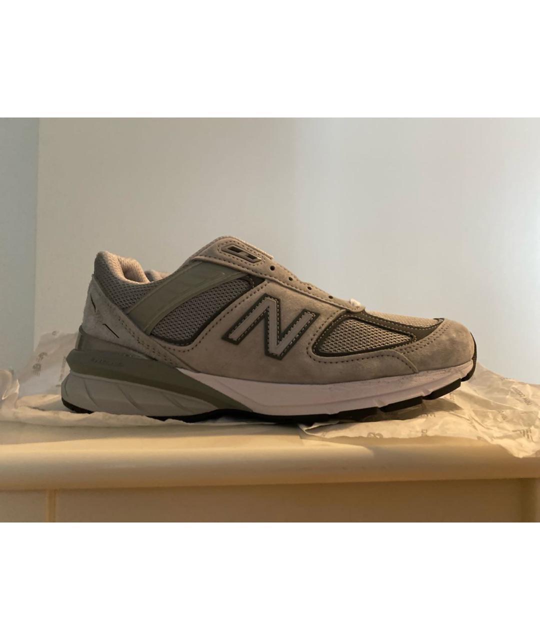NEW BALANCE Серые замшевые кроссовки, фото 7