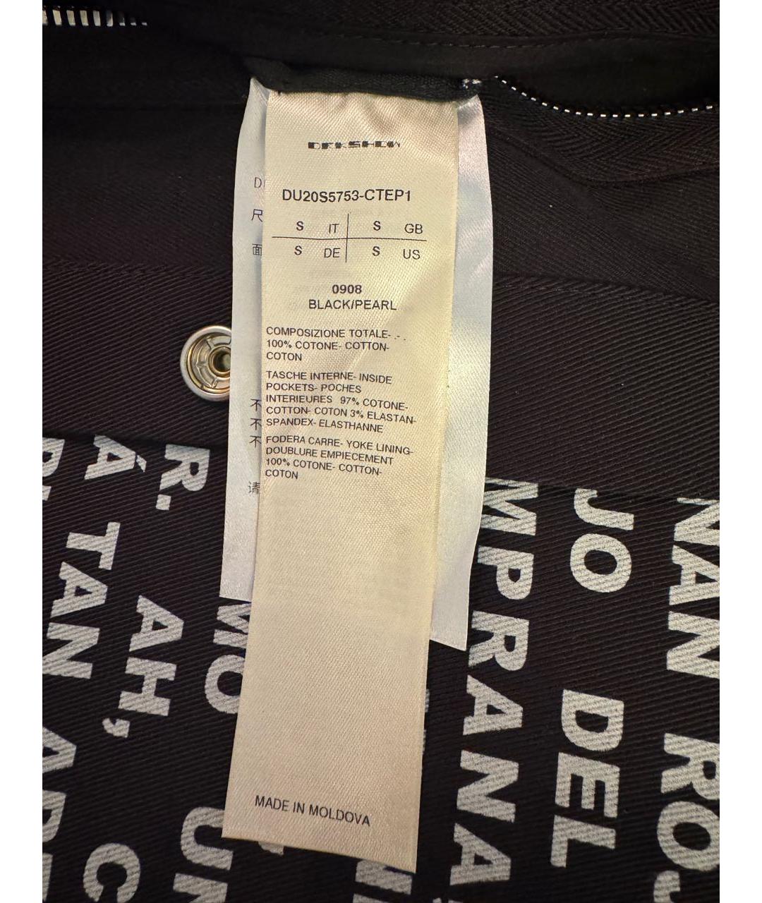 RICK OWENS DRKSHDW Черная хлопковая кэжуал рубашка, фото 5